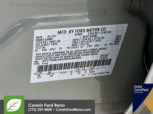 Certified 2024 Ford Maverick XLT w/ Equipment Group 300A Standard AWD/4WD image 34