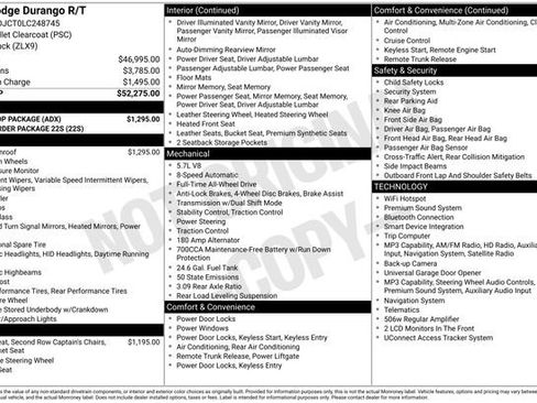 Used 2020 Dodge Durango R/T w/ Blacktop Package image 19