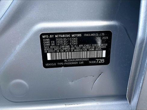 Used 2024 Mitsubishi Mirage LE FWD image 30