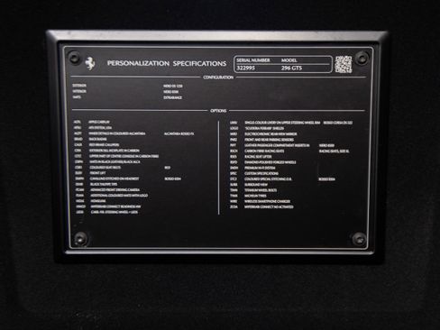Certified 2025 Ferrari 296 GTS RWD image 20