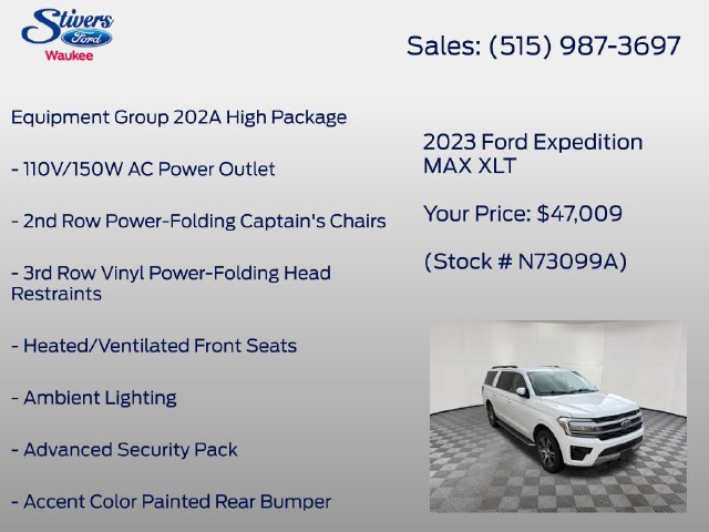 Used 2023 Ford Expedition Max XLT AWD/4WD image 8