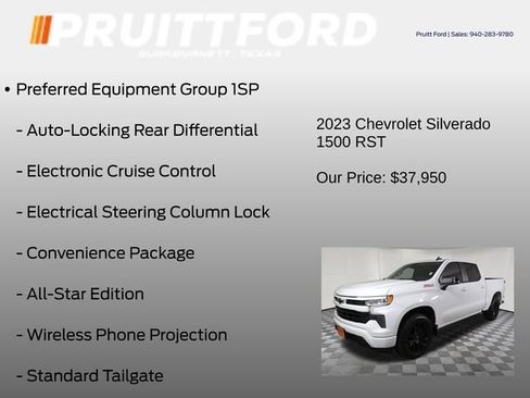 Used 2023 Chevrolet Silverado 1500 RST w/ Convenience Package II AWD/4WD image 19