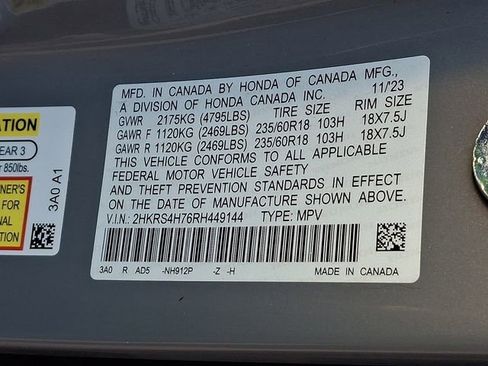 Certified 2024 Honda CR-V EX-L image 27