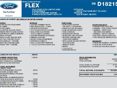 Used 2013 Ford Flex Limited AWD/4WD image 2