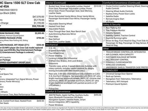 Used 2016 GMC Sierra 1500 SLT w/ SLT Premium Package image 6