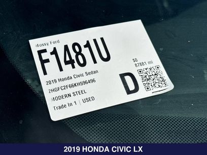 Used 2019 Honda Civic LX