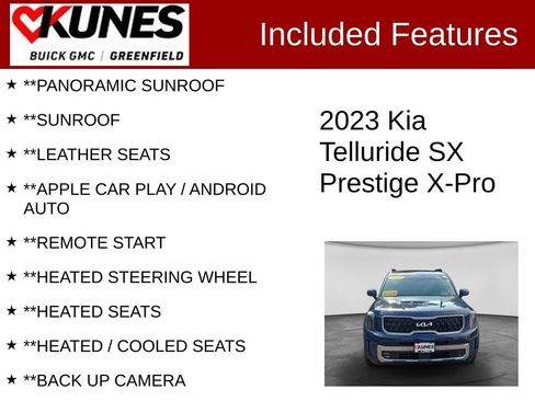 Used 2023 Kia Telluride SX Prestige X-Pro AWD/4WD image 2
