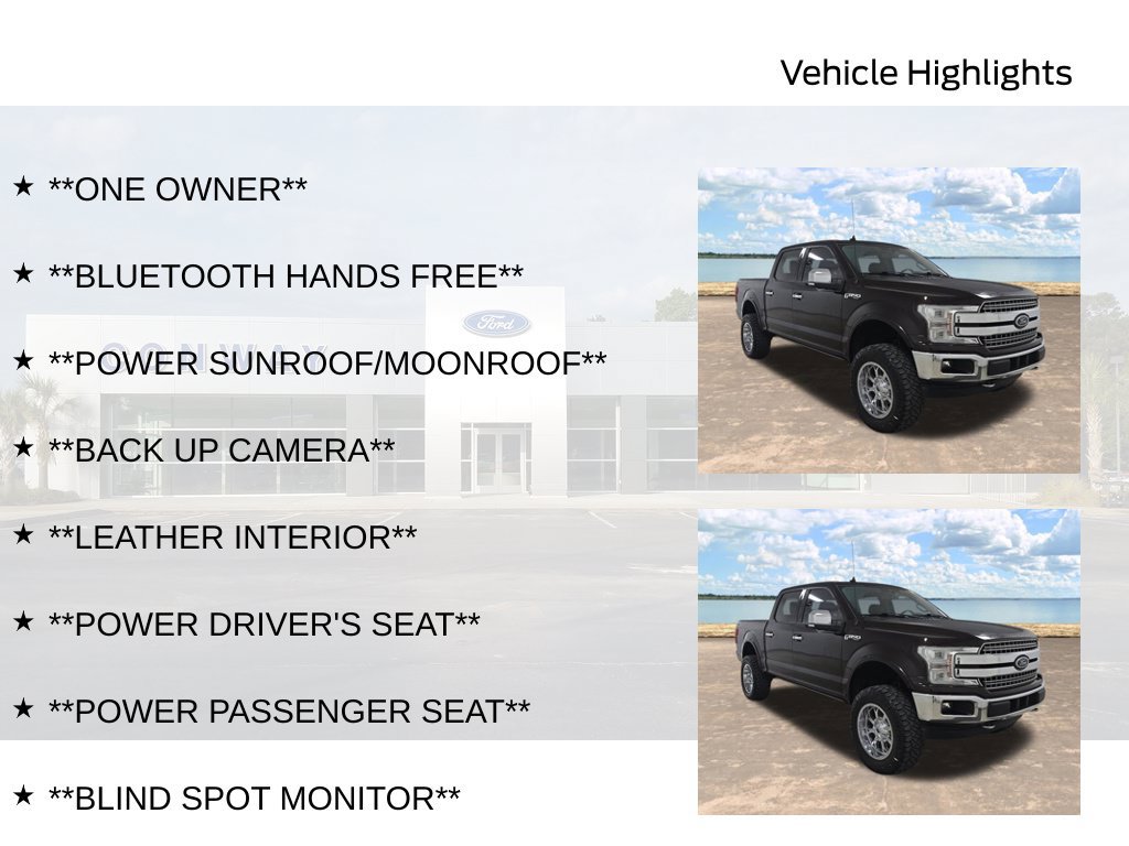 Used 2018 Ford F150 Lariat w/ Equipment Group 502A Luxury AWD/4WD image 3
