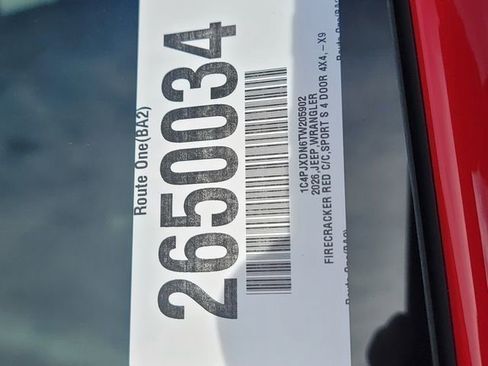 New 2026 Jeep Wrangler Sport S image 37