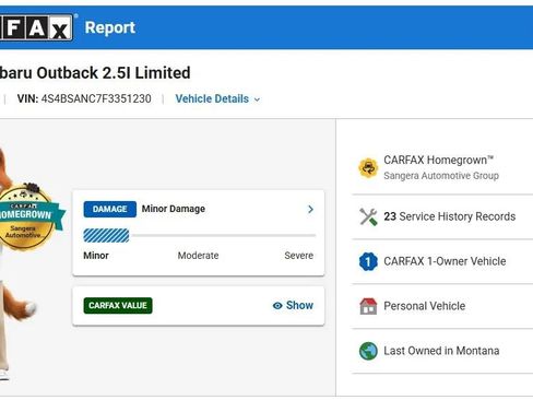 Used 2015 Subaru Outback 2.5i Limited AWD/4WD image 3