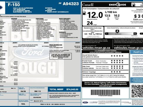 Used 2023 Ford F150 XLT w/ Equipment Group 302A High AWD/4WD image 9