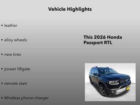 New 2026 Honda Passport RTL image 15