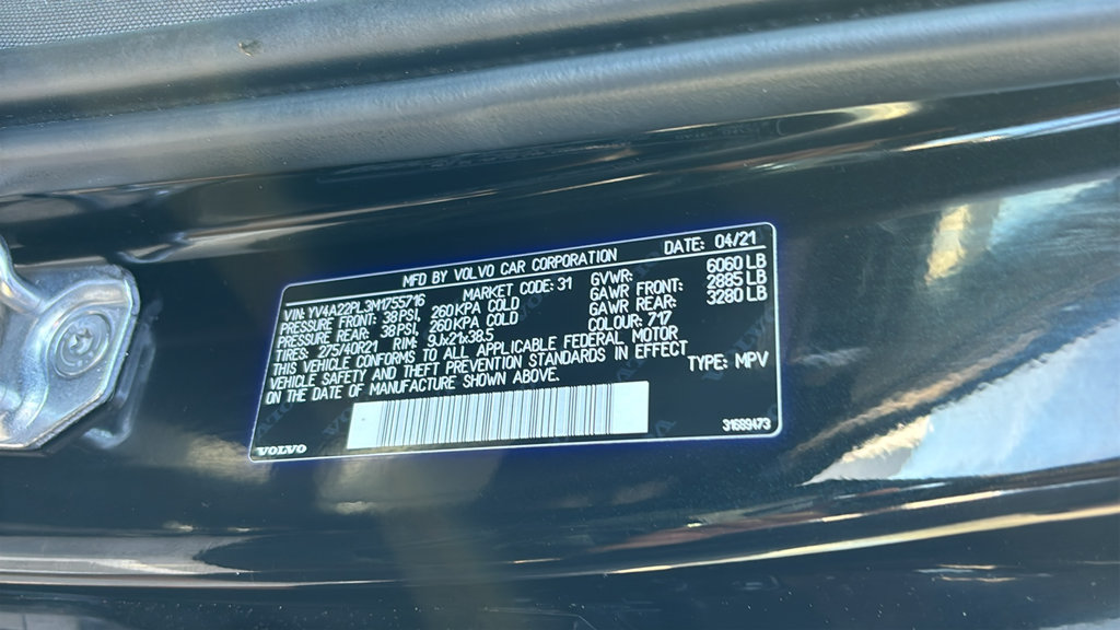 Used 2021 Volvo XC90 T6 Inscription w/ Advanced Package AWD/4WD image 31