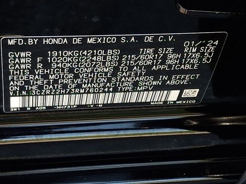 Used 2024 Honda HR-V EX-L image 27