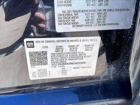 Used 2022 Chevrolet Silverado 1500 Custom image 34