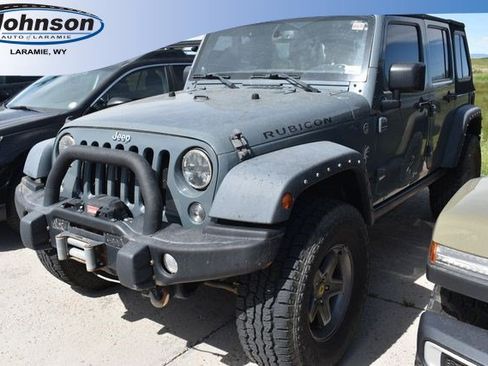 Used 2014 Jeep Wrangler Unlimited Rubicon w/ Connectivity Group AWD/4WD image 1