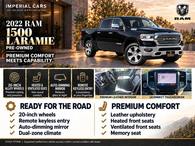 Used 2022 RAM 1500 Laramie AWD/4WD image 6