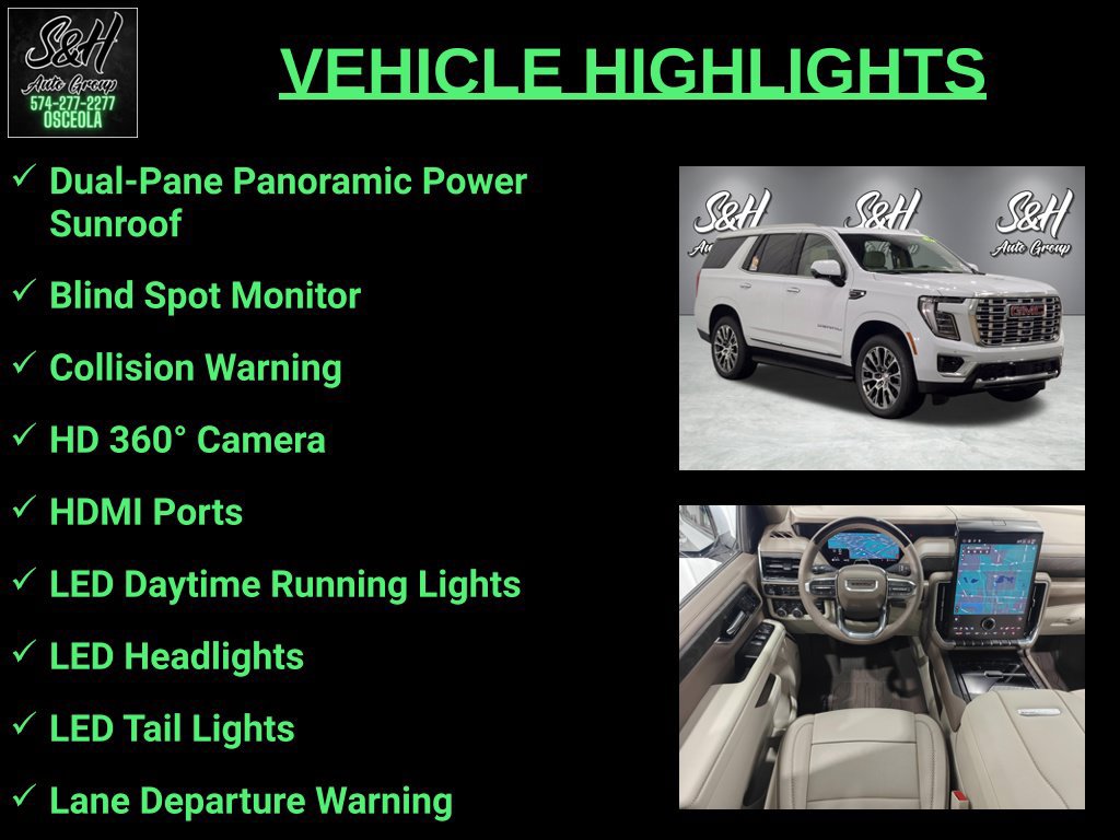 Used 2026 GMC Yukon Denali w/ Advanced Technology Package AWD/4WD image 3