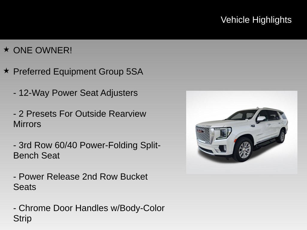 Used 2024 GMC Yukon Denali AWD/4WD image 6