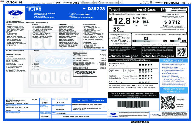 Used 2024 Ford F150 XLT AWD/4WD image 1