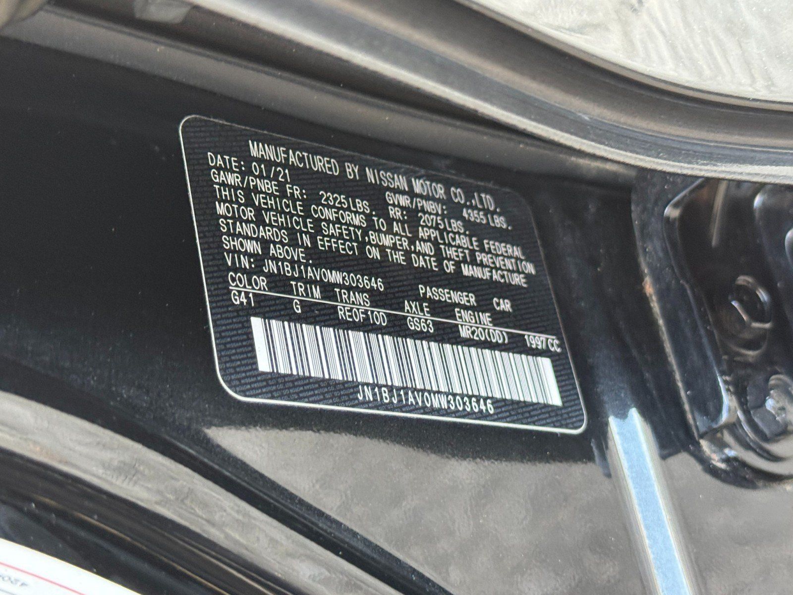 Used 2021 Nissan Rogue Sport S FWD image 39