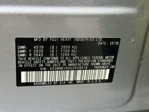 Used 2016 Subaru Legacy 2.5i Limited AWD/4WD image 41