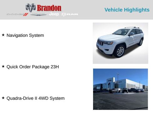 Used 2017 Jeep Grand Cherokee Limited AWD/4WD image 2