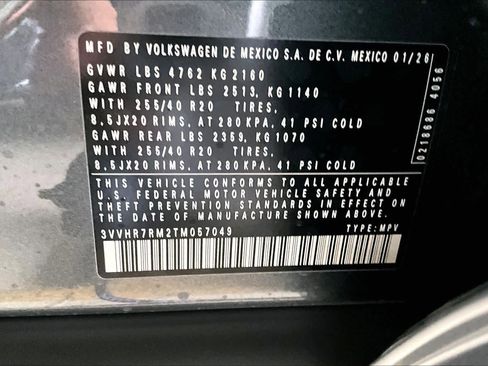 New 2026 Volkswagen Tiguan SE R-Line image 18