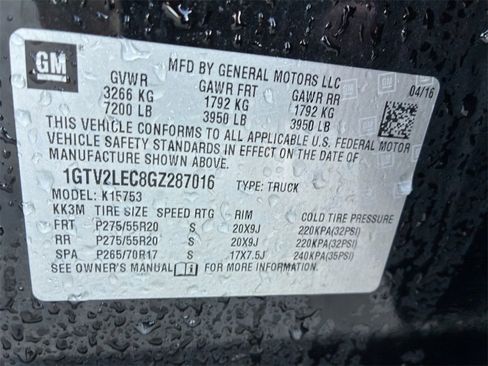 Used 2016 GMC Sierra 1500 4x4 Double Cab w/ Elevation Edition image 15