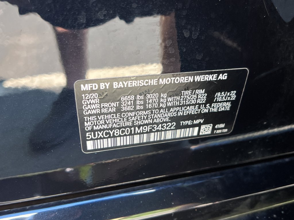 Used 2021 BMW X6 M50i w/ Executive Package AWD/4WD image 27