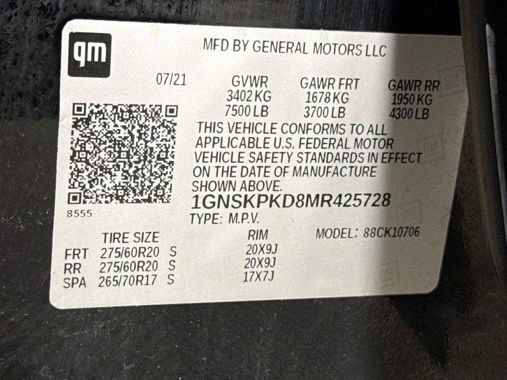 Used 2021 Chevrolet Tahoe Z71 AWD/4WD image 32