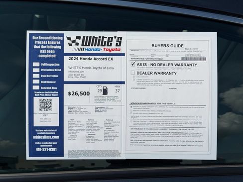 Used 2024 Honda Accord EX image 30