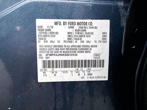 Used 2019 Ford Edge SEL w/ Equipment Group 201A image 7