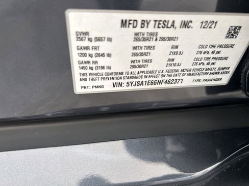 Used 2022 Tesla Model S Plaid image 46