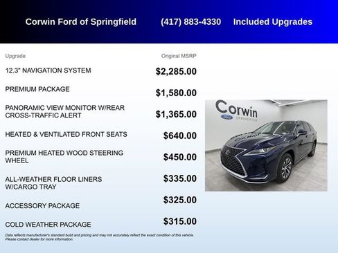 Used 2021 Lexus RX 350L Premium w/ Premium Package image 5