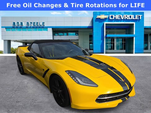 Used 2015 Chevrolet Corvette Stingray Convertible w/ 2LT Preferred Equipment Group RWD image 1