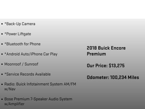 Used 2018 Buick Encore Premium w/ Experience Buick Package AWD/4WD image 18