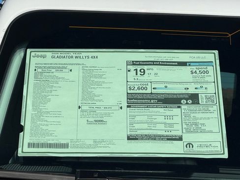 New 2026 Jeep Gladiator Willys image 30