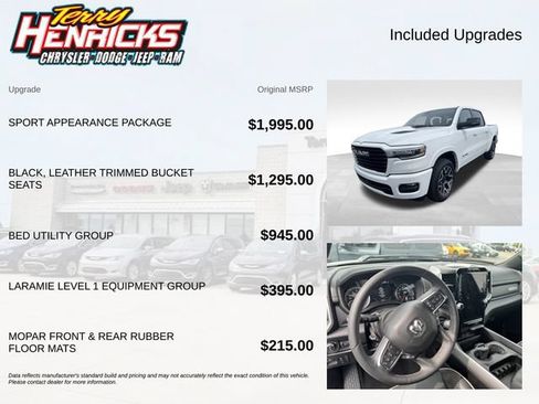 Used 2025 RAM 1500 Laramie w/ Sport Appearance Package AWD/4WD image 8