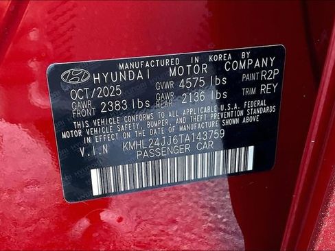 New 2026 Hyundai Sonata Blue image 13