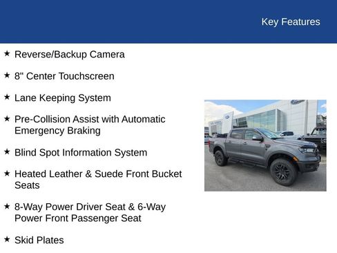 Used 2023 Ford Ranger Lariat w/ Tremor Off-Road Package AWD/4WD image 16