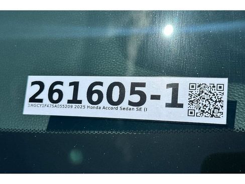 Certified 2025 Honda Accord SE image 51