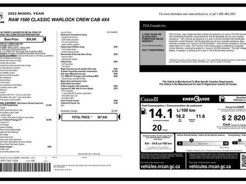 Used 2022 RAM 1500 Classic Warlock image 3