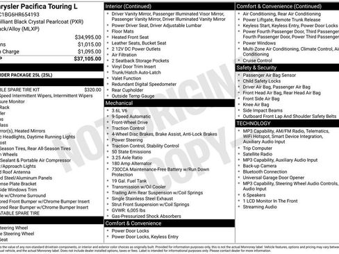 Used 2017 Chrysler Pacifica Touring-L FWD image 8