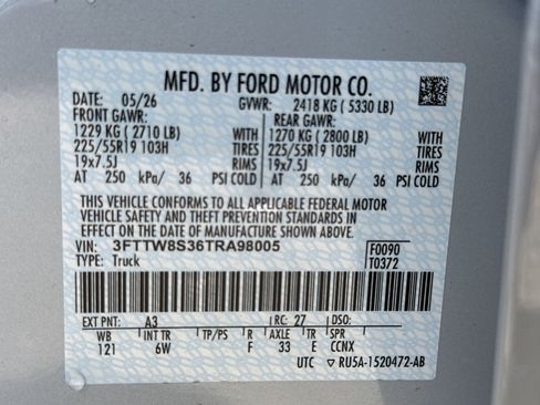 New 2026 Ford Maverick Lariat w/ Black Appearance Package AWD/4WD image 38