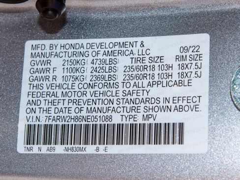 Certified 2022 Honda CR-V EX-L image 42