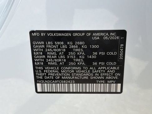 New 2026 Volkswagen Atlas SE AWD/4WD image 31