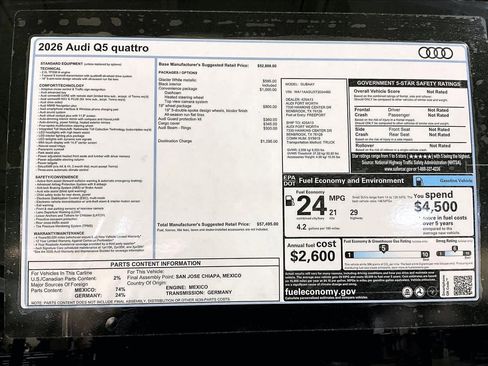 New 2026 Audi Q5 Premium image 16