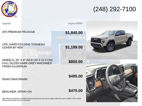 Certified 2023 GMC Canyon AT4 w/ AT4 Premium Package AWD/4WD image 5