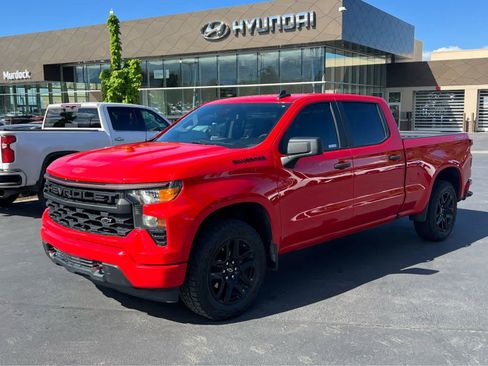 Used 2023 Chevrolet Silverado 1500 Custom w/ LPO, Dark Essentials Package AWD/4WD image 1